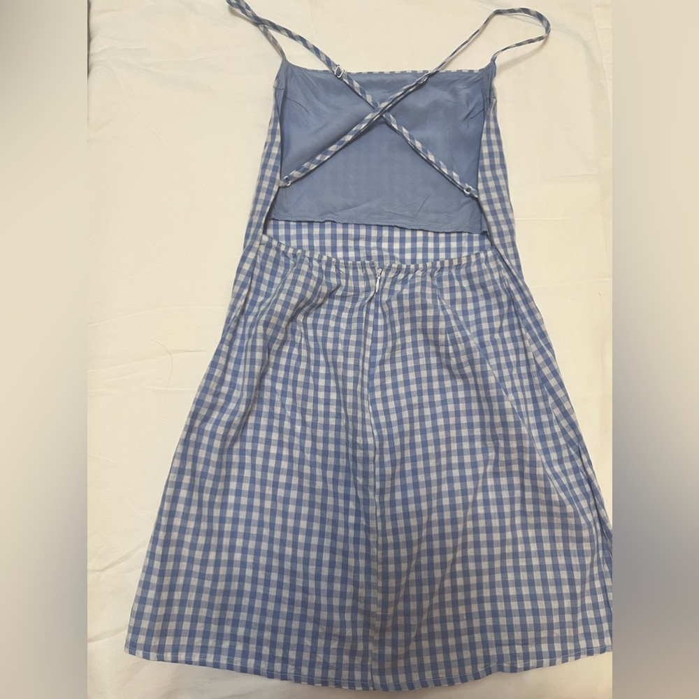 Seek the label gingham mini dress